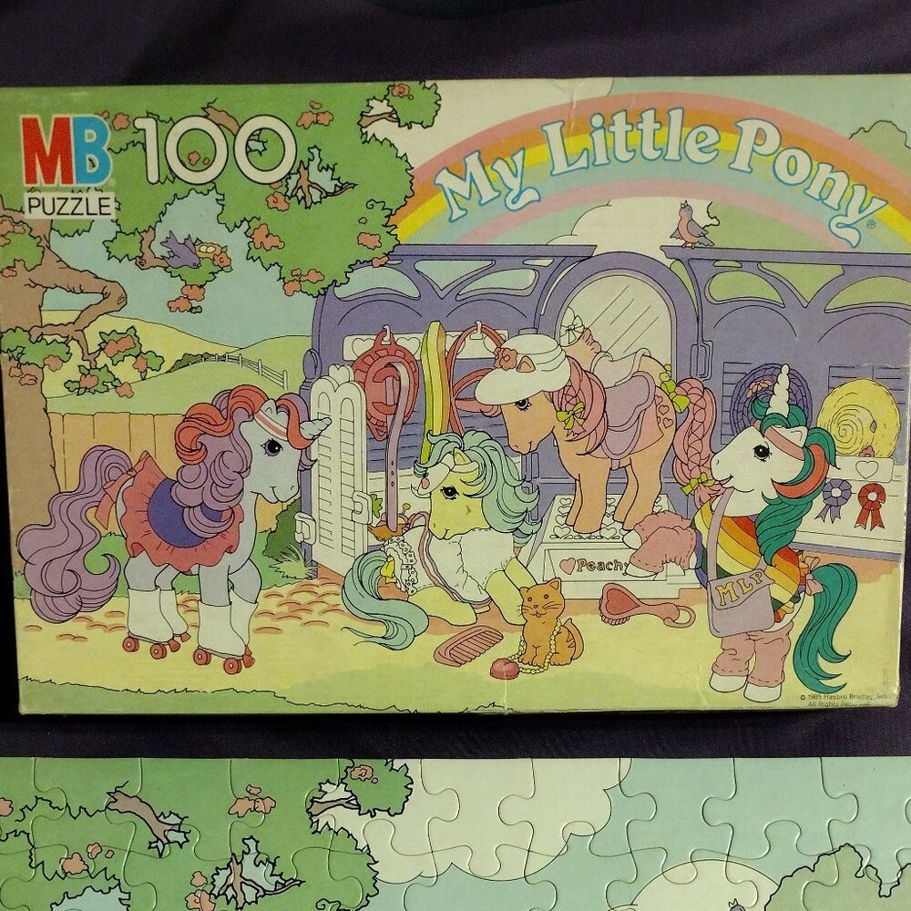 My Little Pony G1 Puzzle - vintage 80's